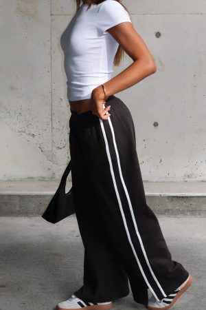 Make Me Promises Pants Charcoal