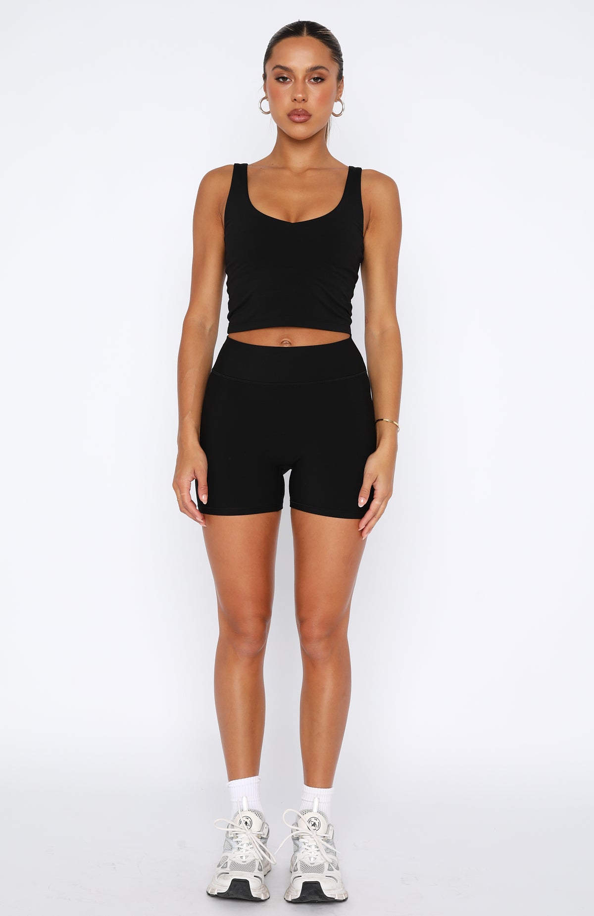 Endurance Scrunch High Waisted Shorts Black - Image 5
