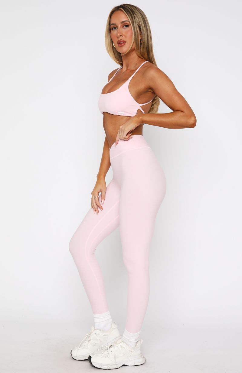 Ready Set Go Cross Front Leggings Ballet Pink - Image 3