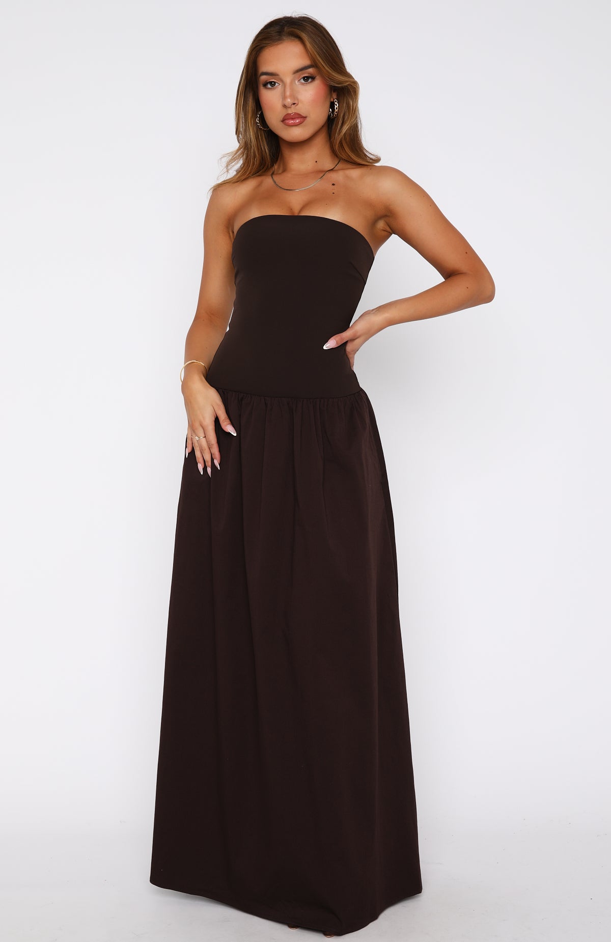 Take Back Maxi Dress Chocolate - Image 6