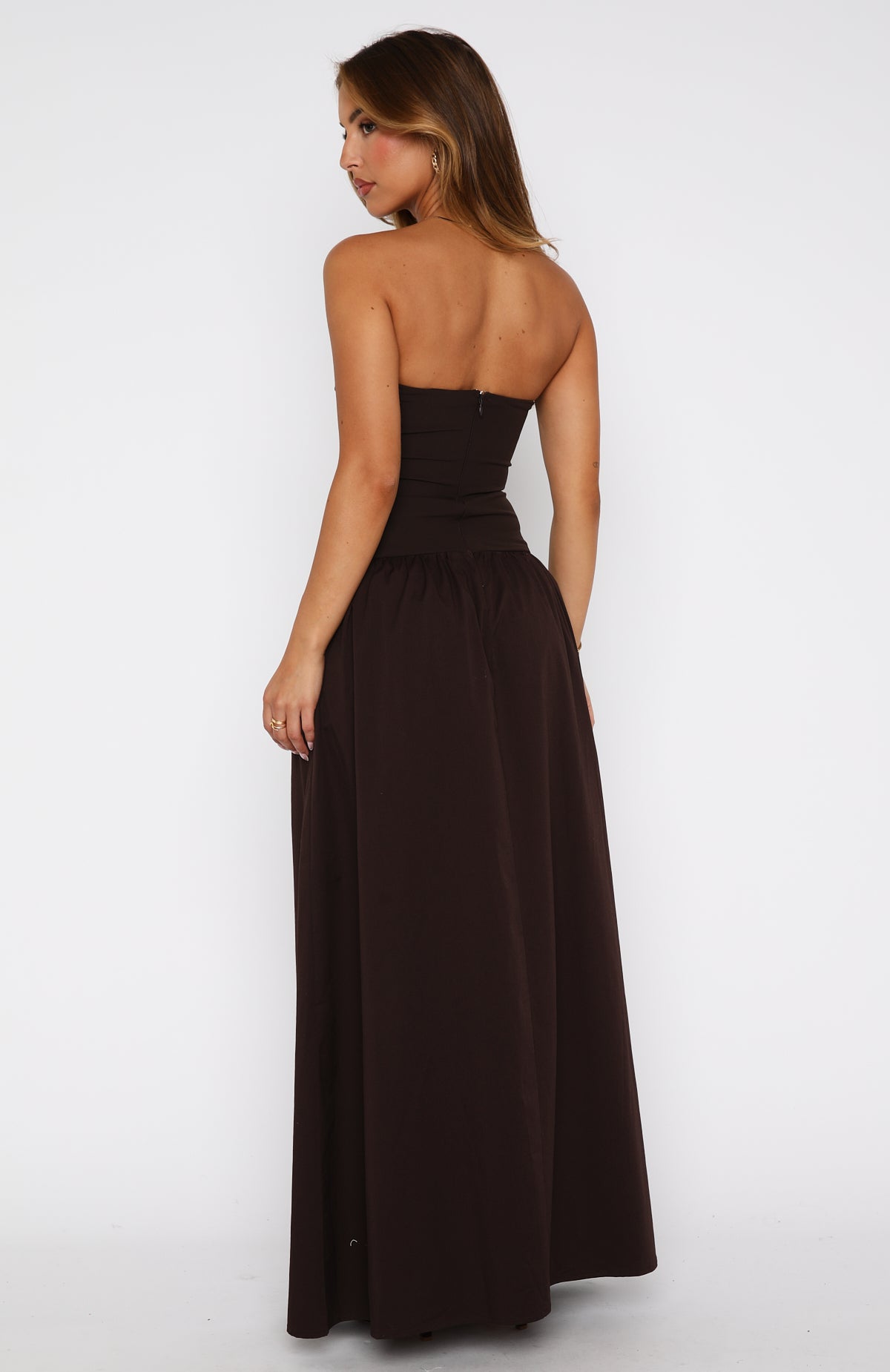 Take Back Maxi Dress Chocolate - Image 5