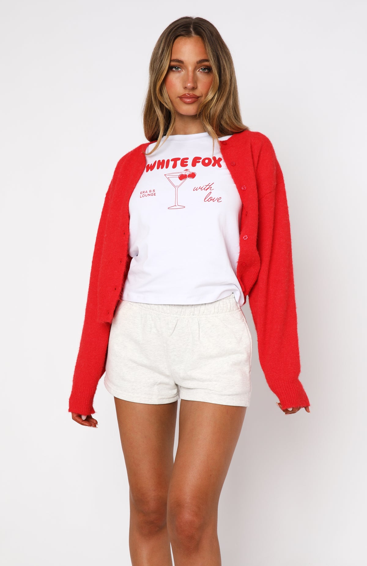 Miles Away Low Rise Shorts Grey Marle - Image 2