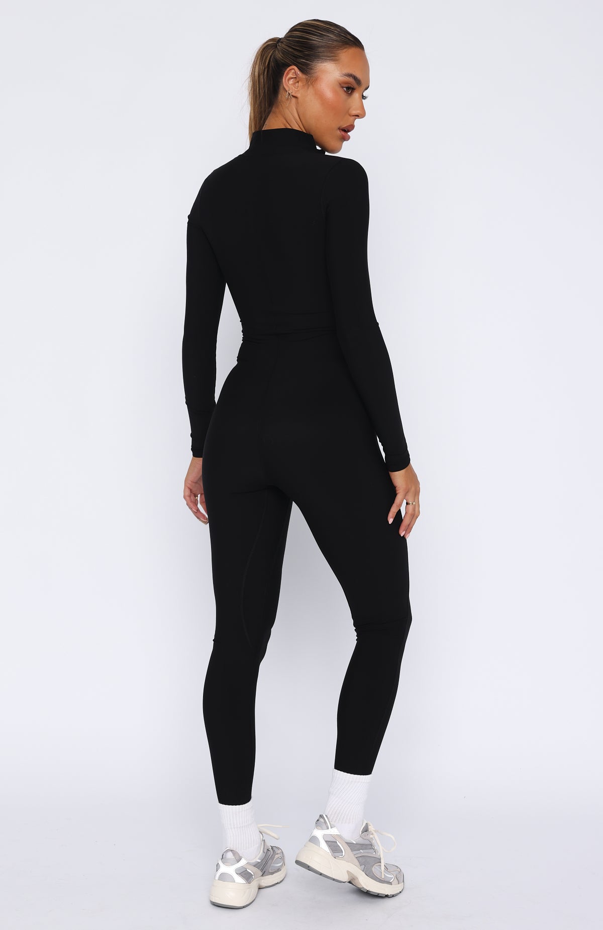 Exceed Long Sleeve Jumpsuit Black - Image 5