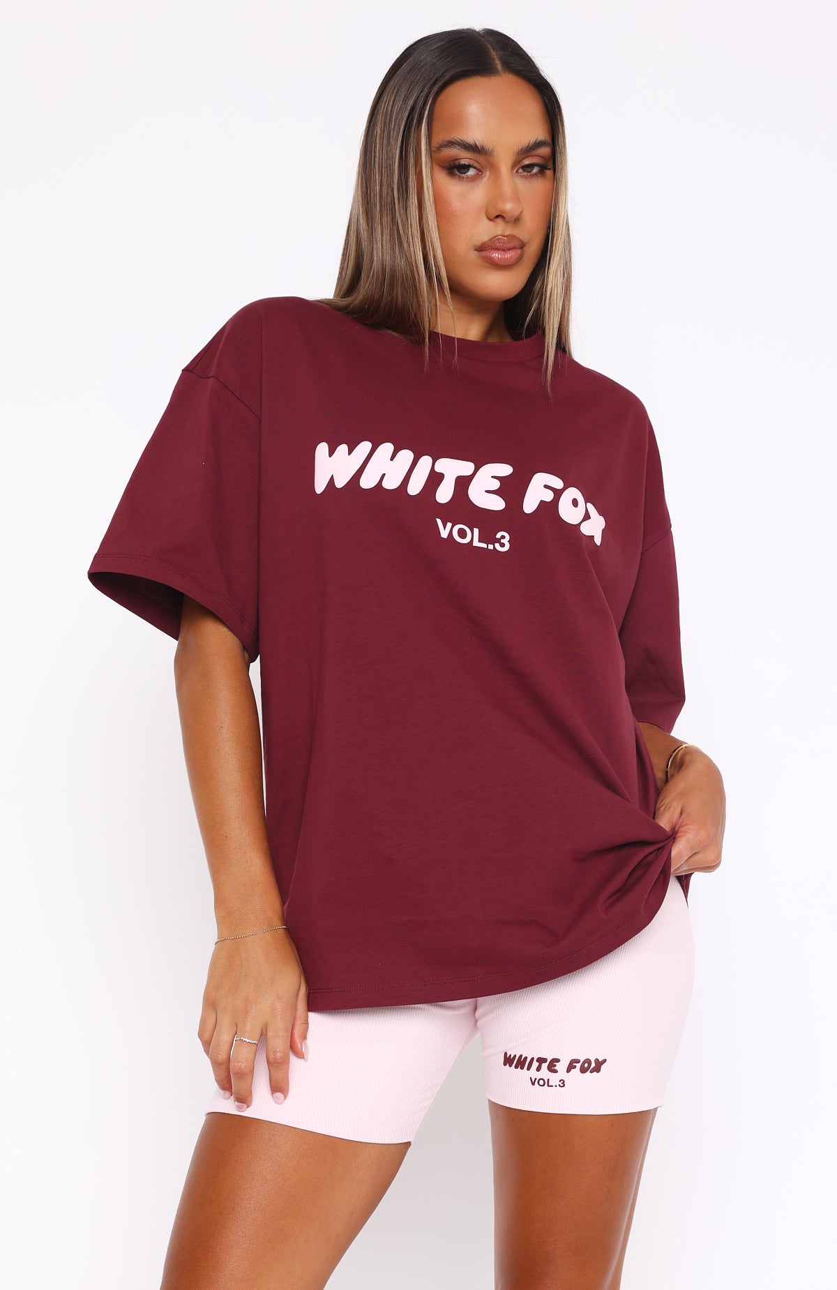 Offstage Oversized Tee Red Velvet - Image 2