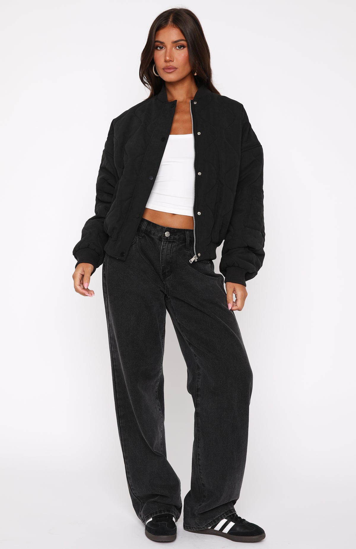 Soft Love Bomber Jacket Black - Image 6