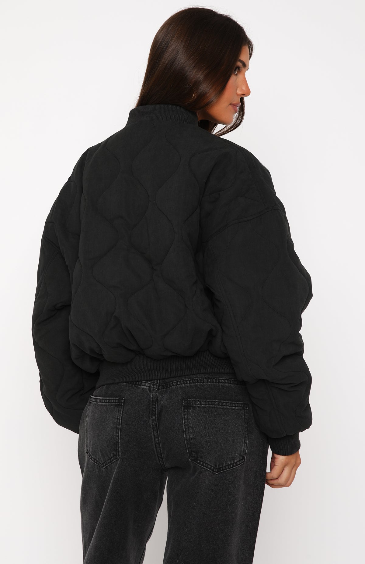 Soft Love Bomber Jacket Black - Image 5