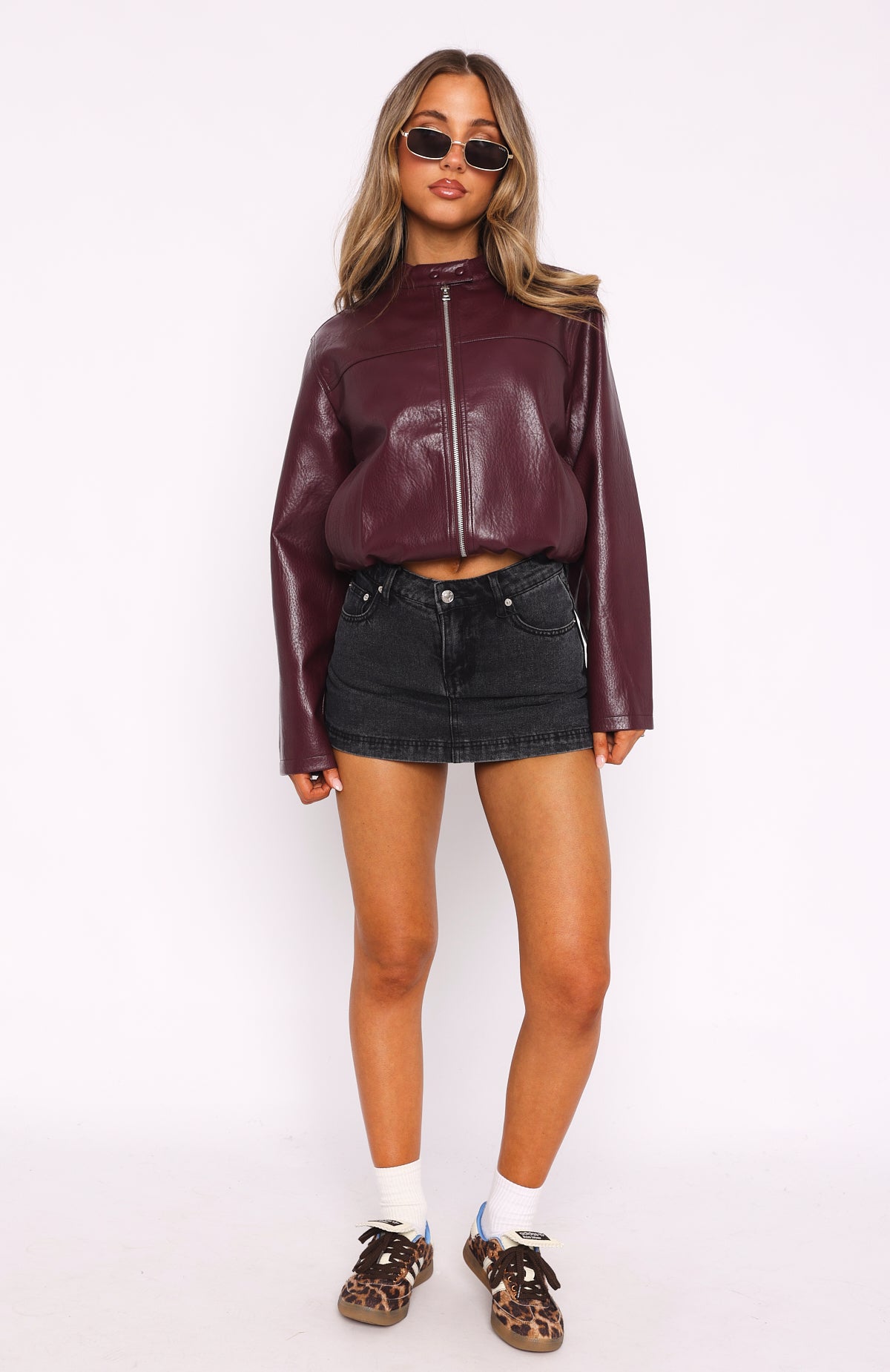 All Your Problems Denim Skort Black Acid - Image 5