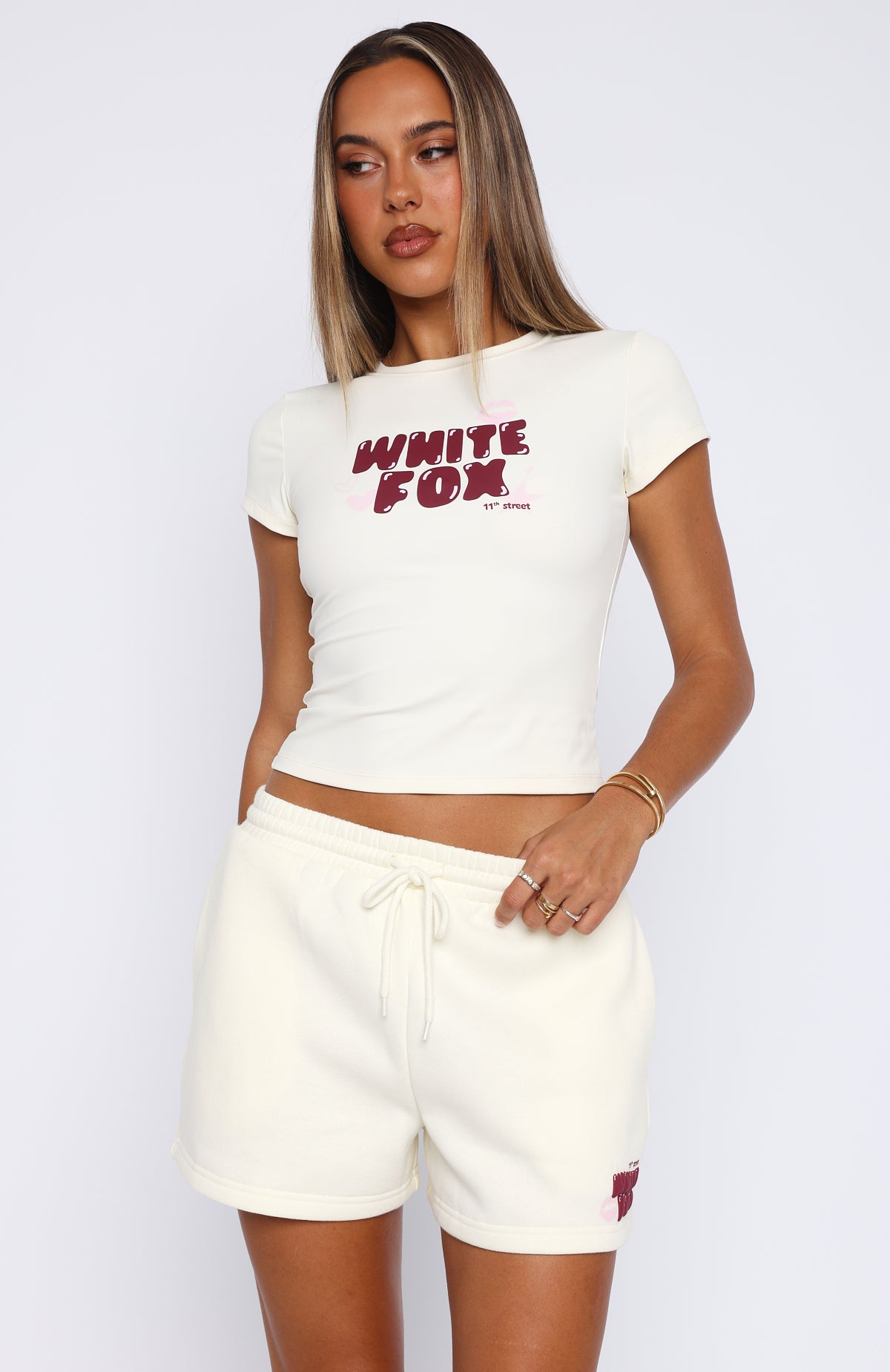 11th Street Sweet Kisses Lounge Shorts Cake Batter - Image 2