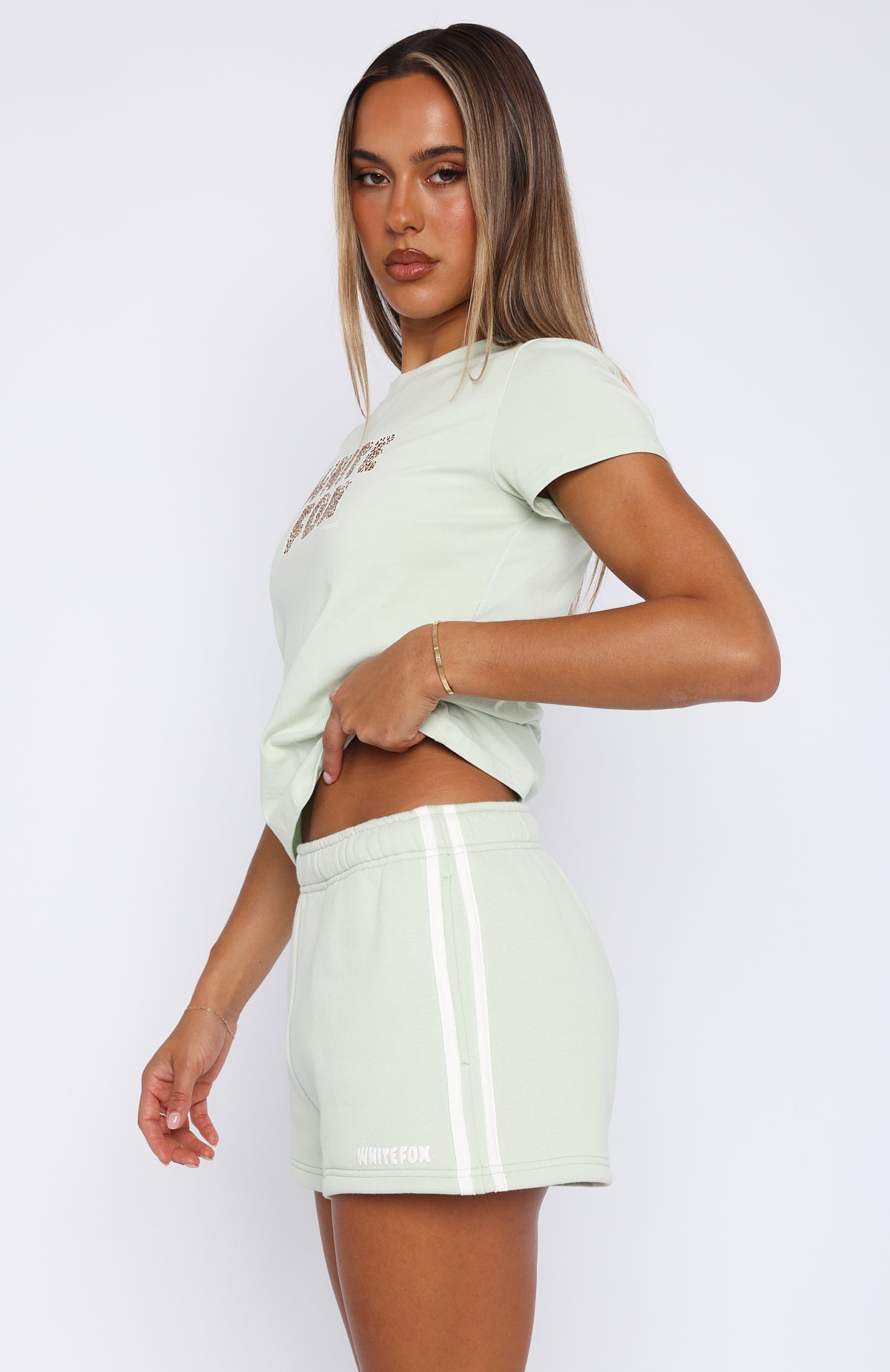 11th Street Out & About Lounge Shorts Iced Matcha - Image 4