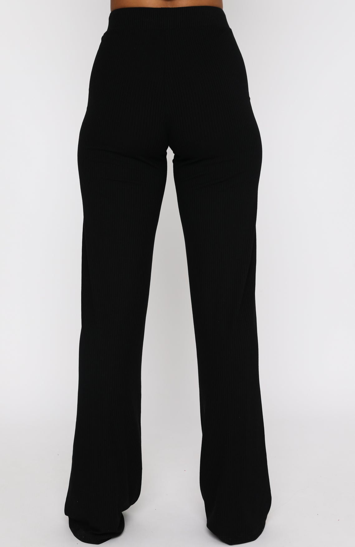 Adore You Ribbed Pants Black - Image 4