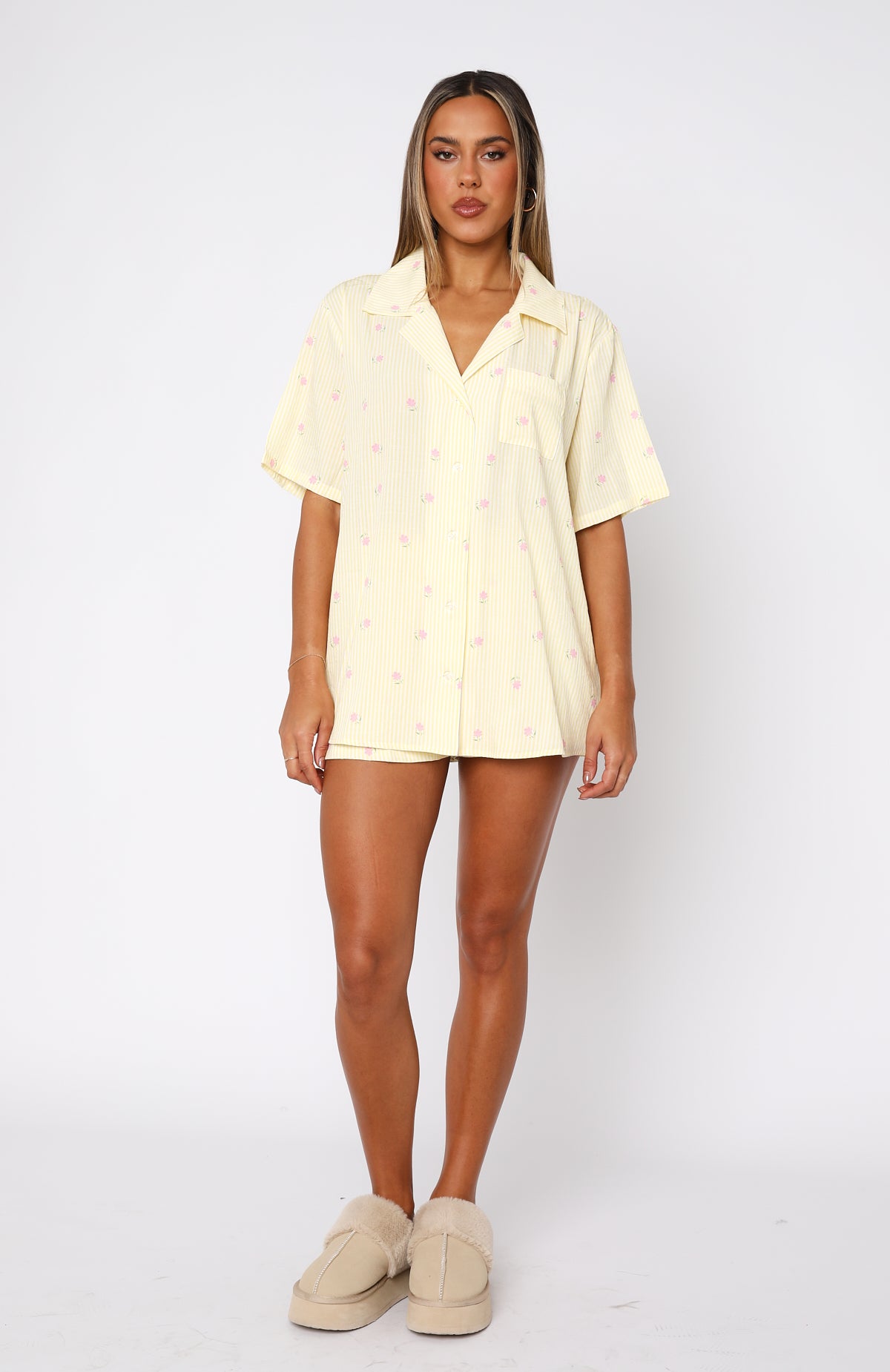 Offline Pyjama Set Lemon Meadow Stripe - Image 6