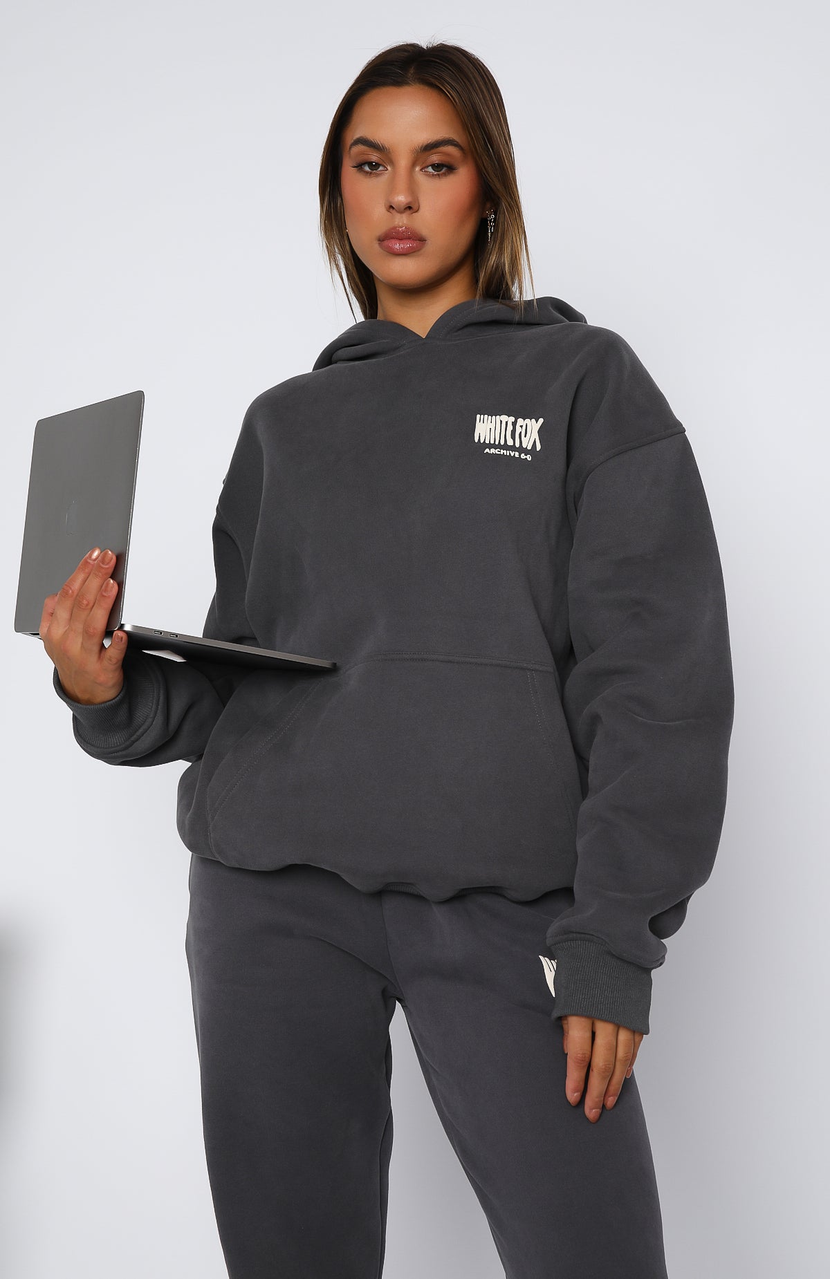 Archive 6.0 Oversized Hoodie Ash - Image 2