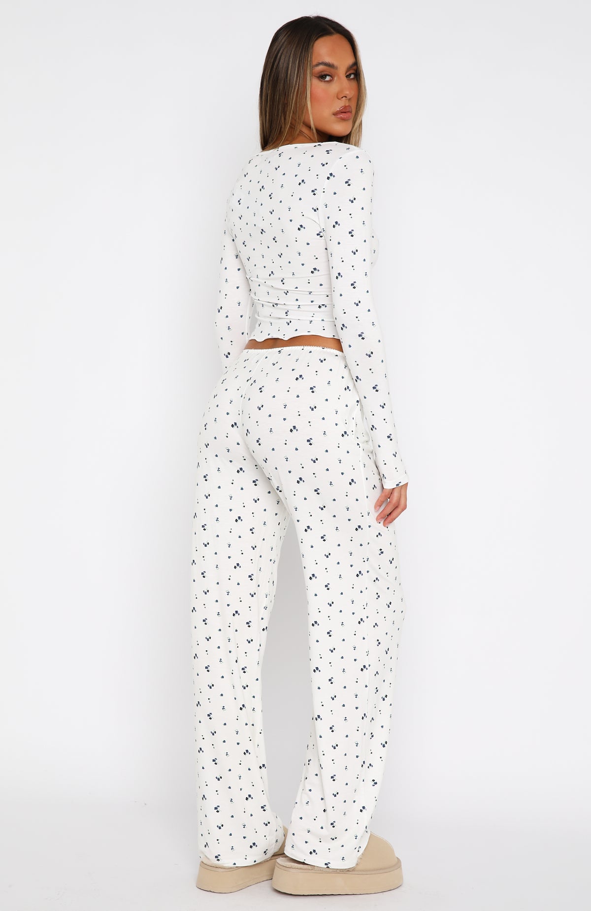 Dreamy Pyjama Pants Ditsy Blues - Image 4