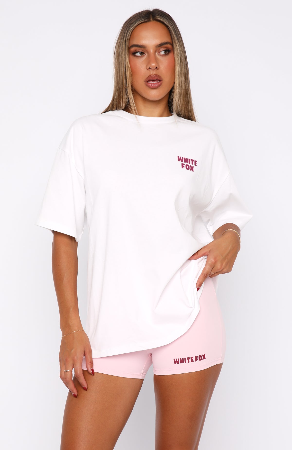 11th Street New York Or Nowhere Oversized Tee Berry Blast - Image 3