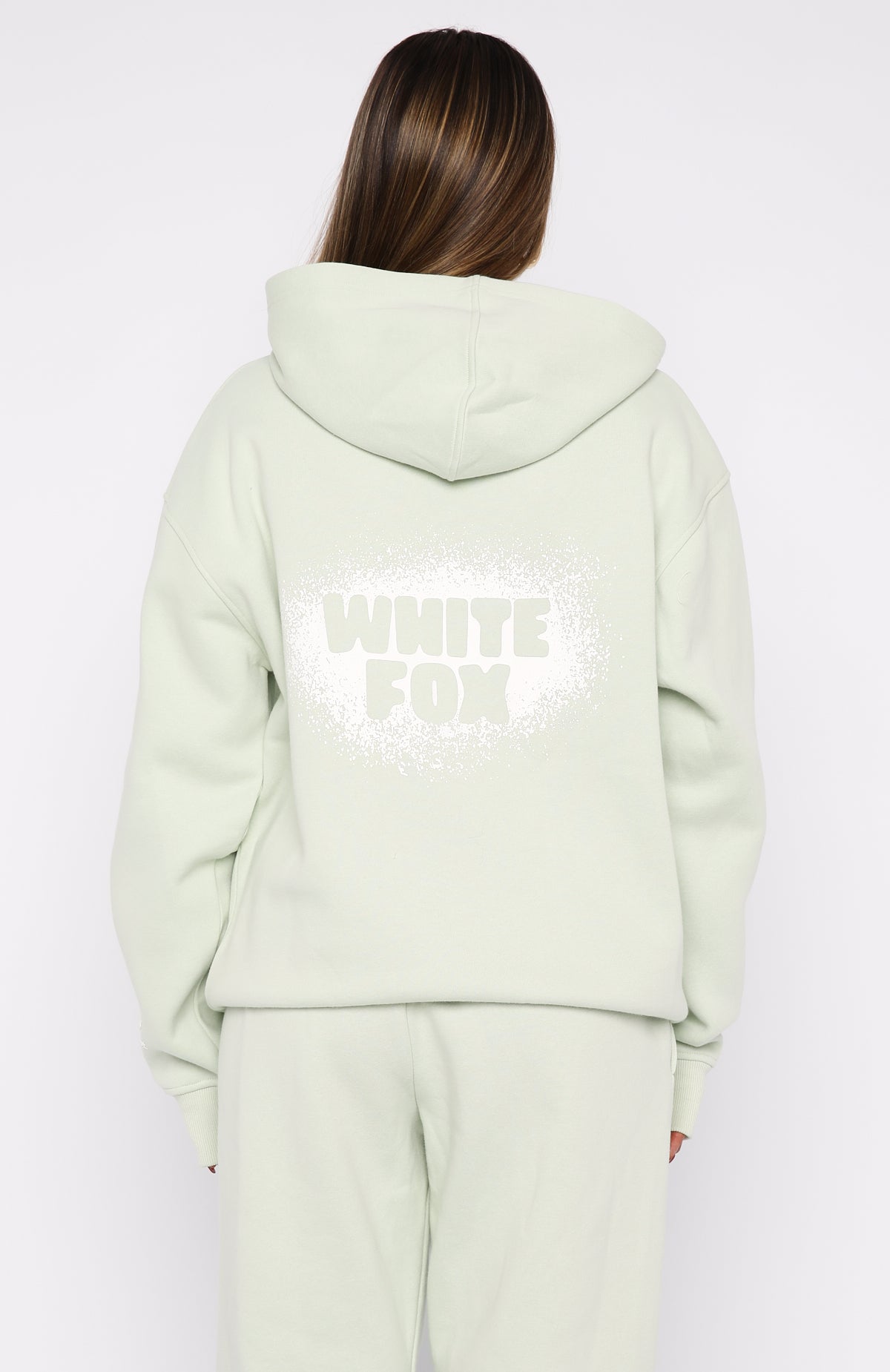 11th Street Keeping It Real Oversized Hoodie Iced Matcha - Image 4