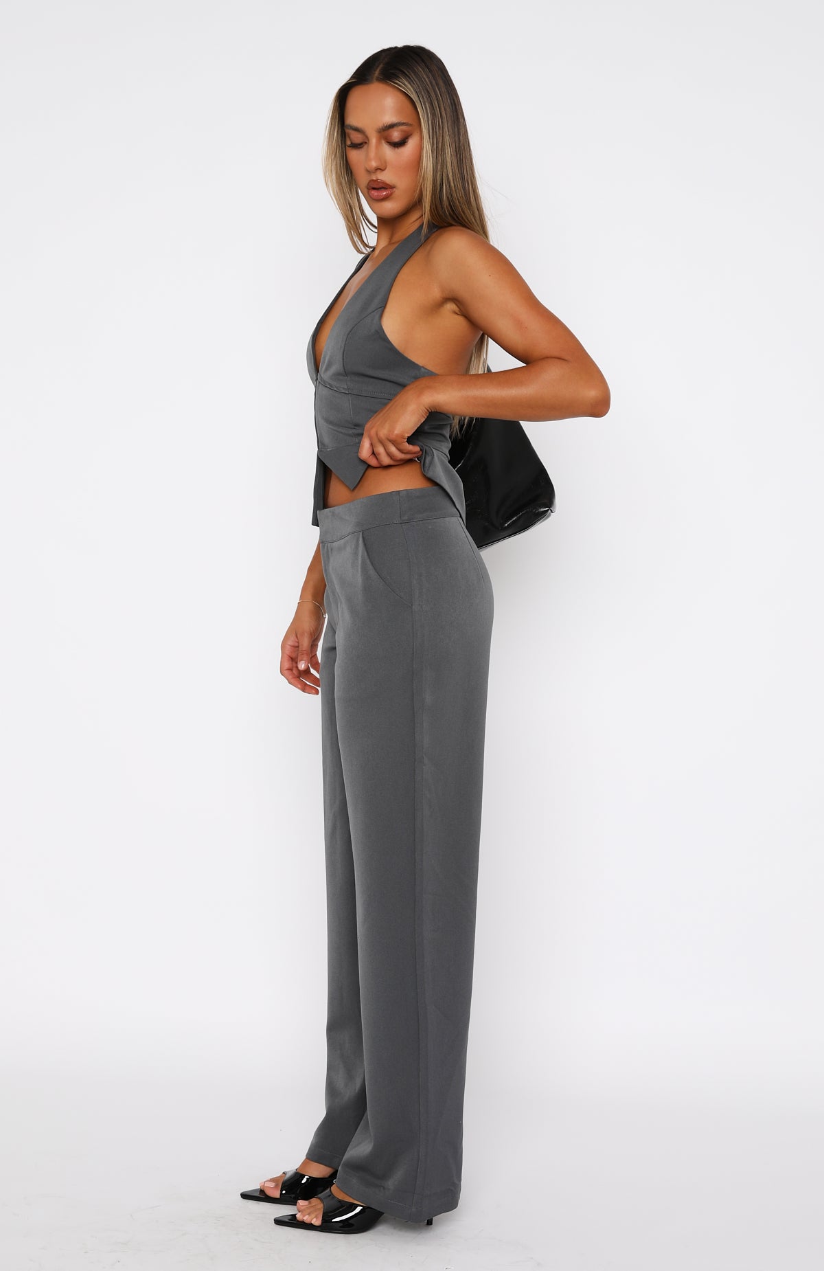 Only Acting Pants Charcoal - Image 3