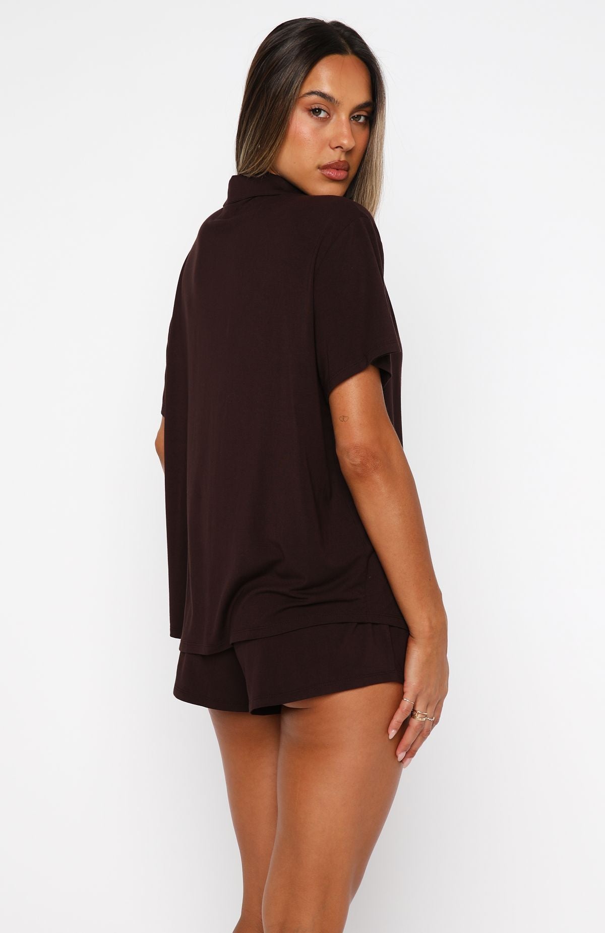 Dreamscape Pyjama Set Chocolate - Image 4