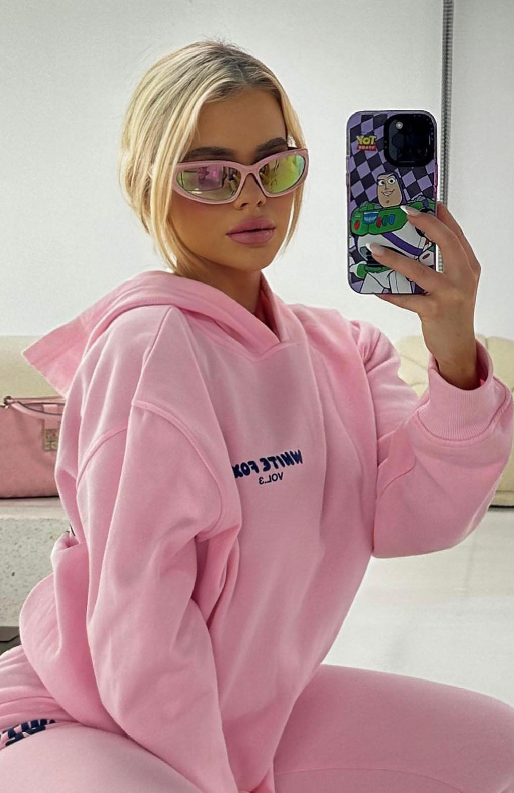 Offstage Hoodie Posy Pink - Image 8