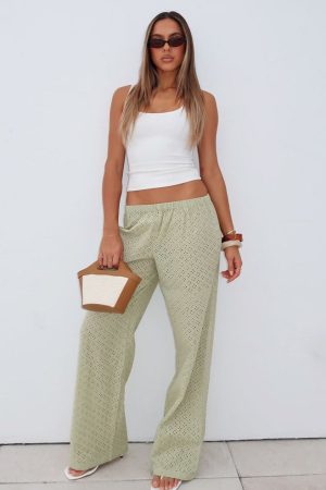 Lost For A While Pants Olive