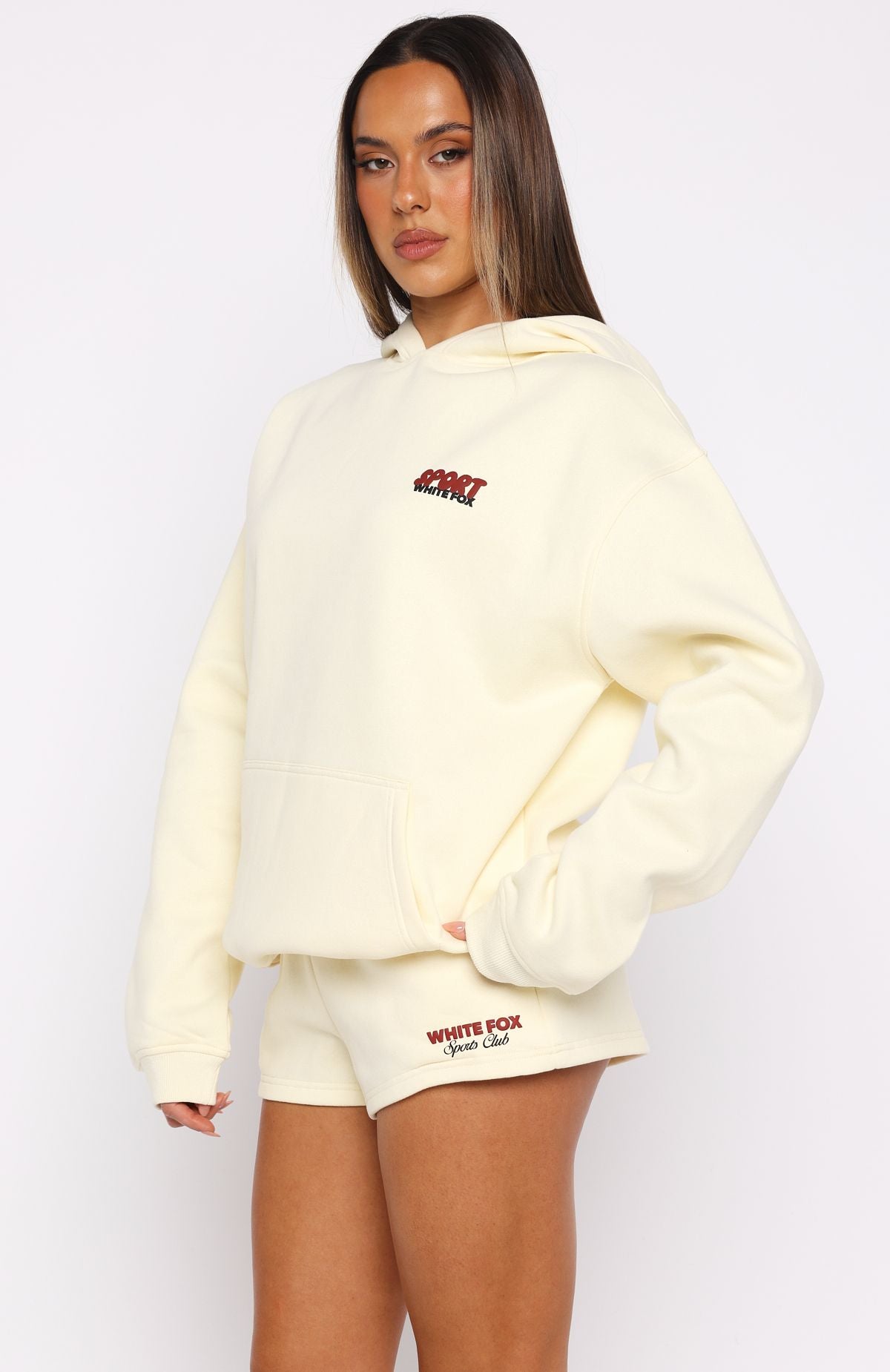 Club 14 Peyton Oversized Hoodie Lemon - Image 6