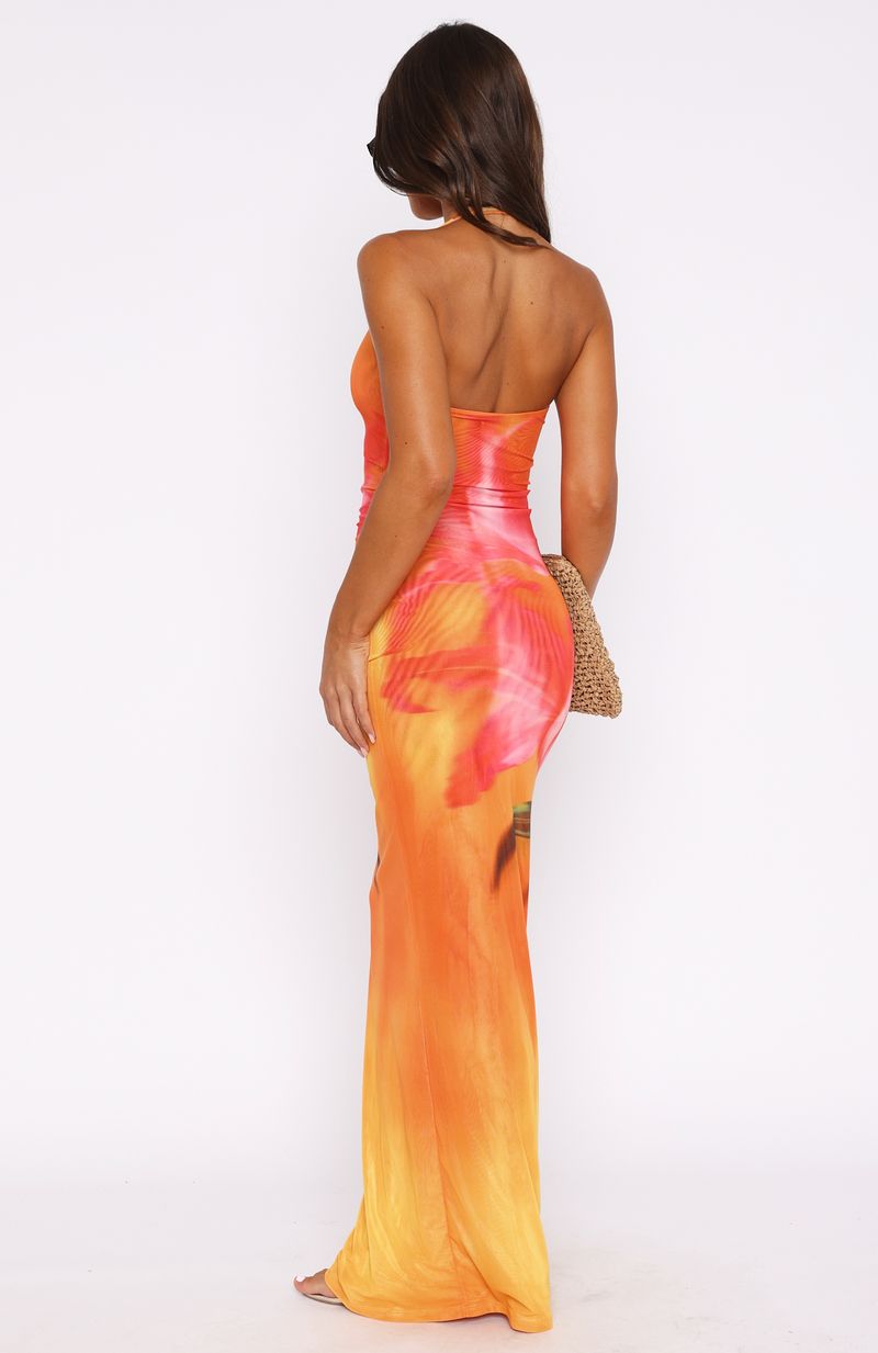 Bets Are Off Maxi Dress Sunset Floral - Image 5