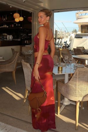 Sunset Girl Maxi Skirt Dark Romance