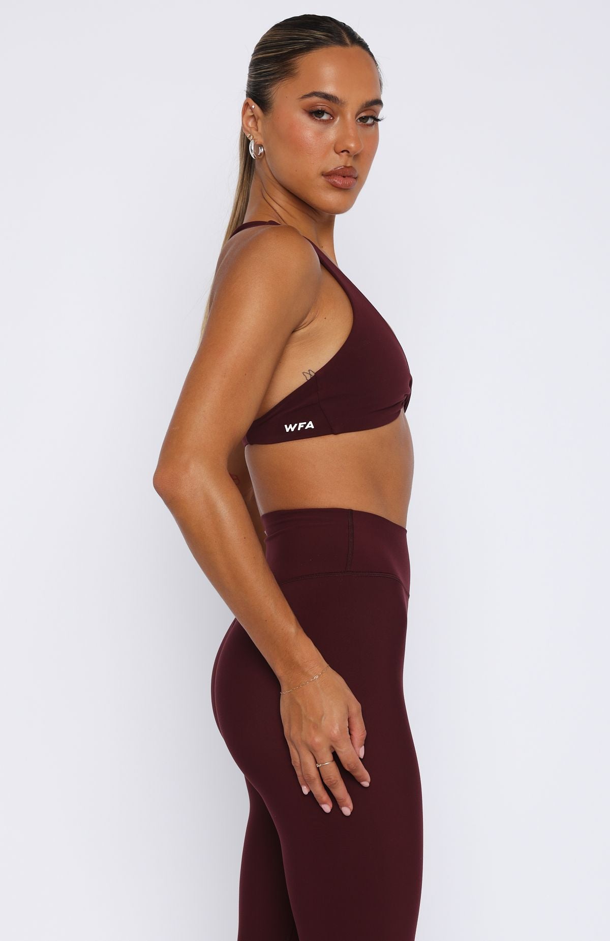 High Definition Sports Bra Merlot - Image 4