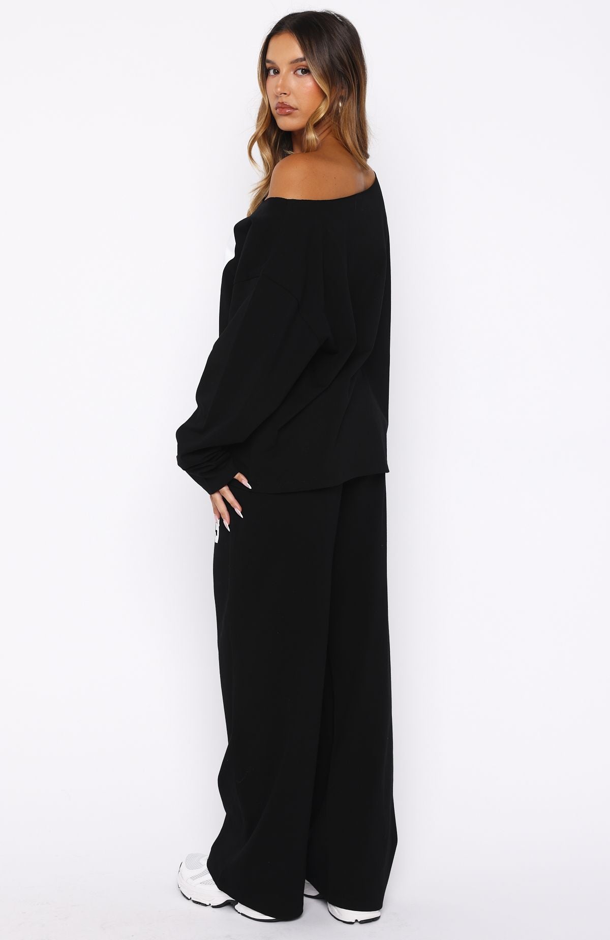 Only One Left Track Pants Black - Image 4