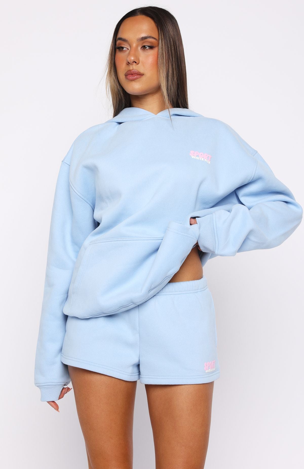 Club 14 Peyton Lounge Shorts Blue - Image 2