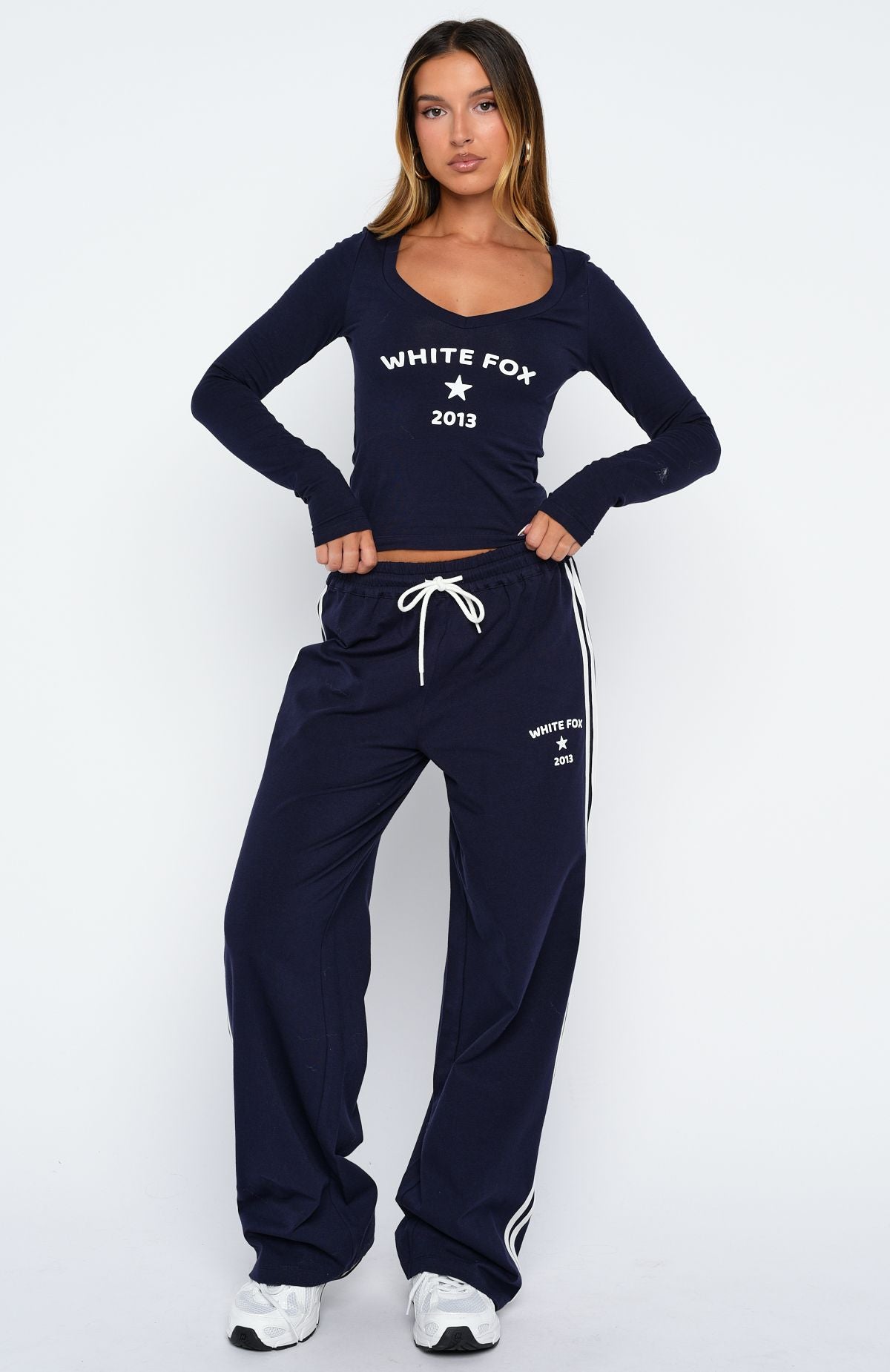 Found You Out Track Pants Navy - Image 2