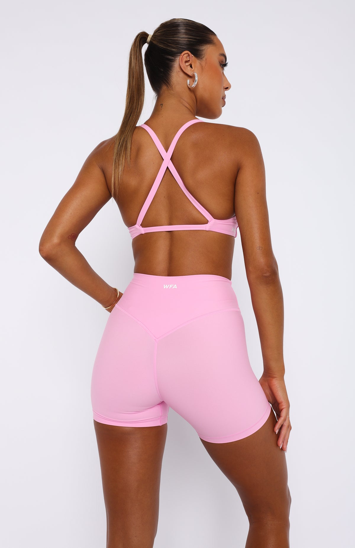 High Definition Sports Bra Baby Pink - Image 4
