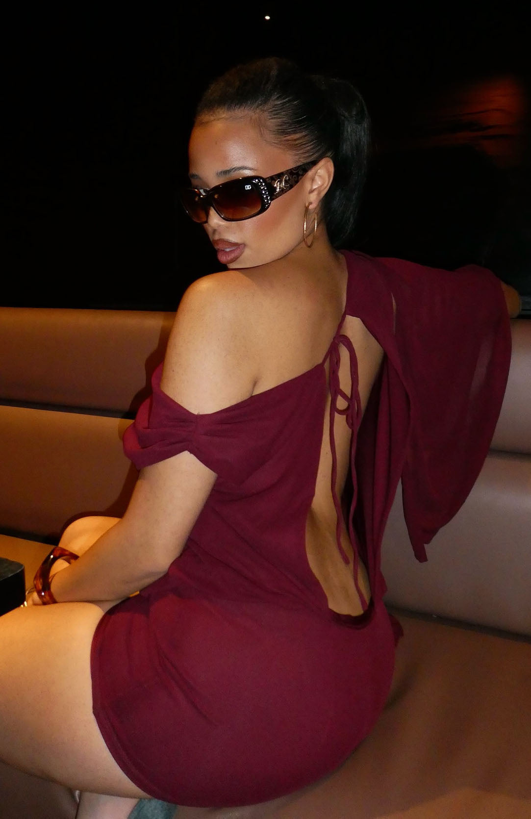 Sicilian Dreams Mini Dress Wine - Image 6