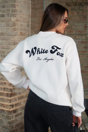 Through Thick And Thin Oversized Sweater Cream