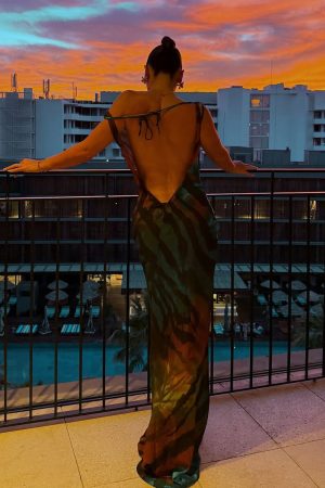 Amore Maxi Dress Teal Mirage