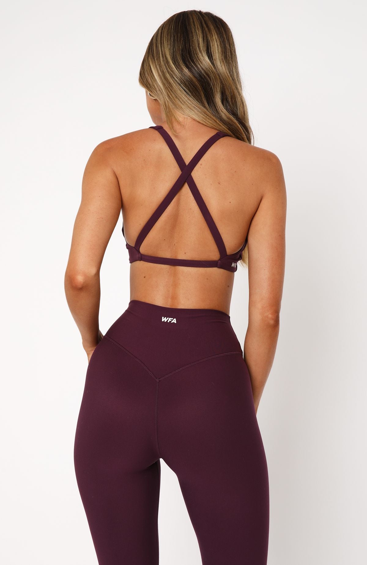 Race Me Sports Bra Plum - Image 4