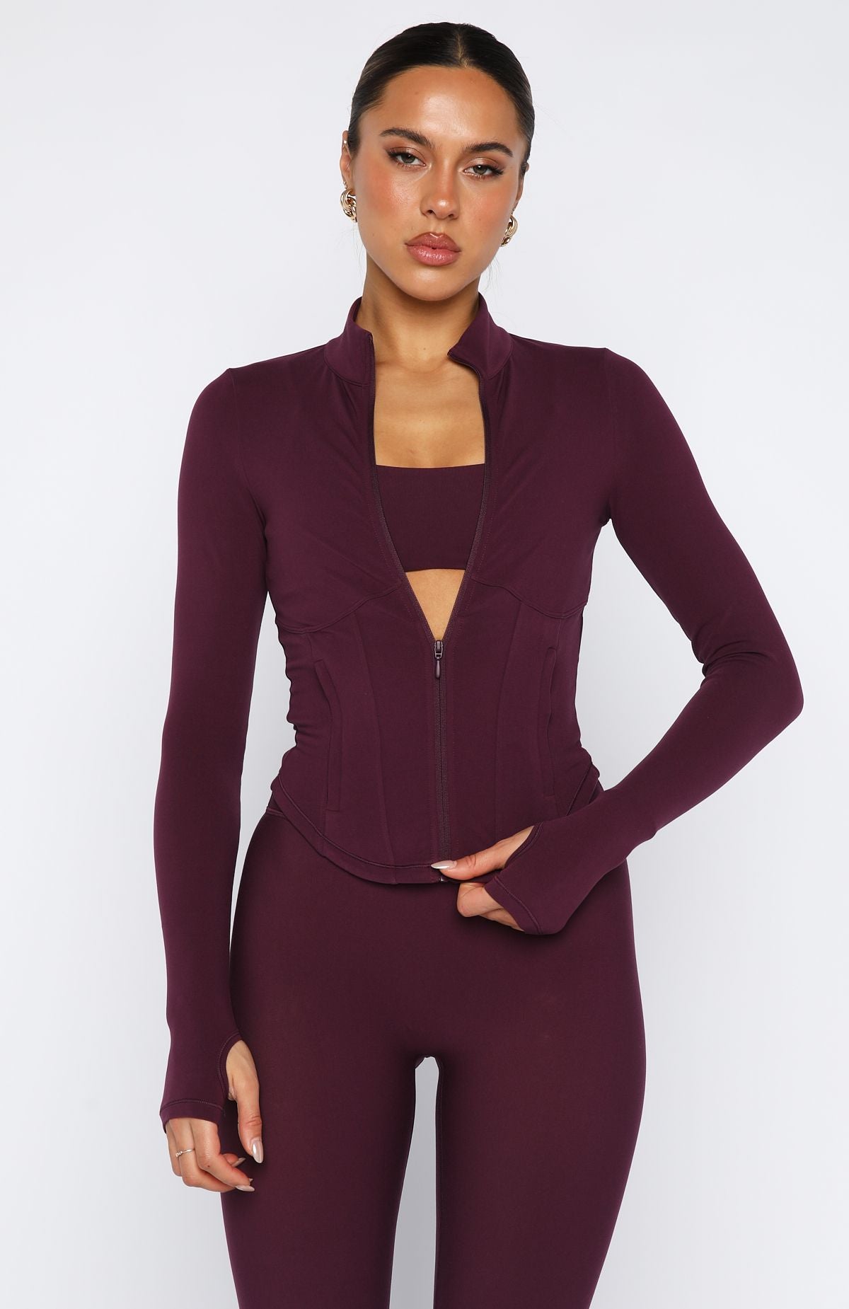 Kickoff Jacket Plum - Image 5