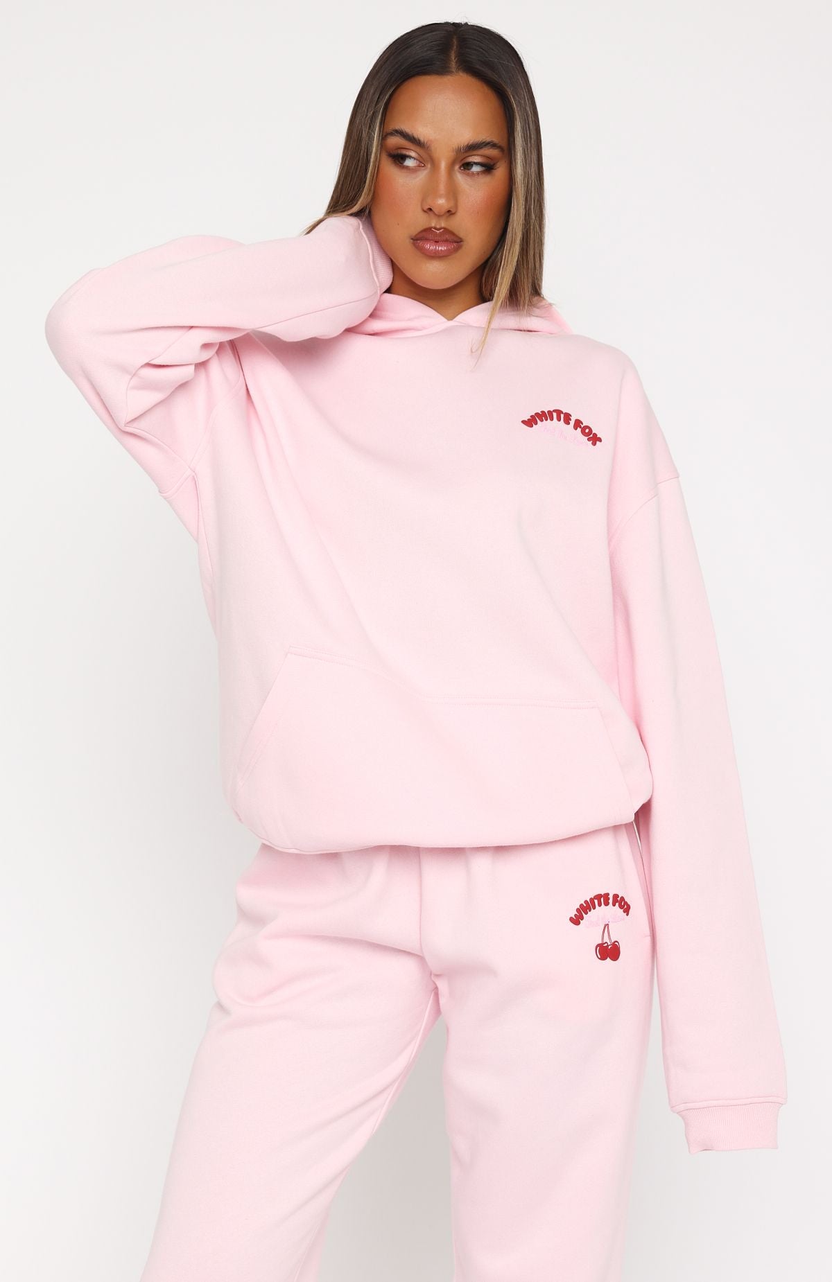 Love Me Tender Oversized Hoodie Pink - Image 2