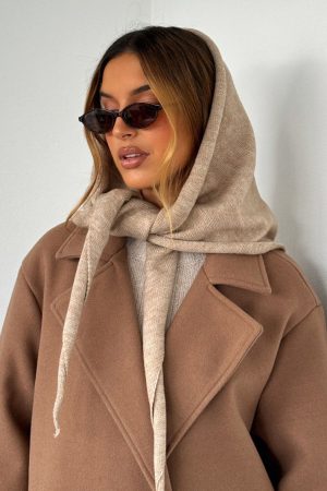 Audrey Triangle Scarf Oat
