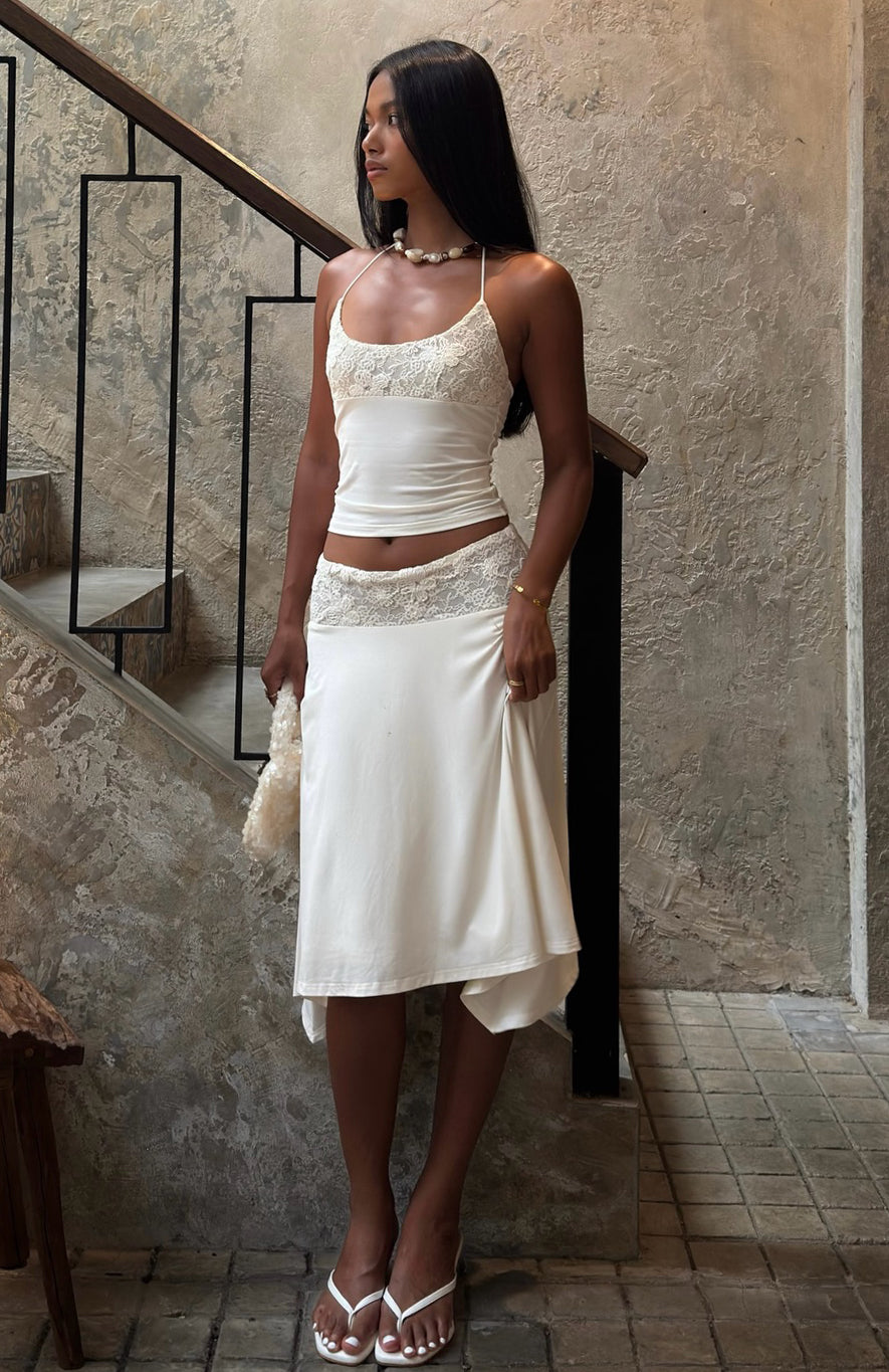 Cool Chaos Halter Top Off White - Image 10