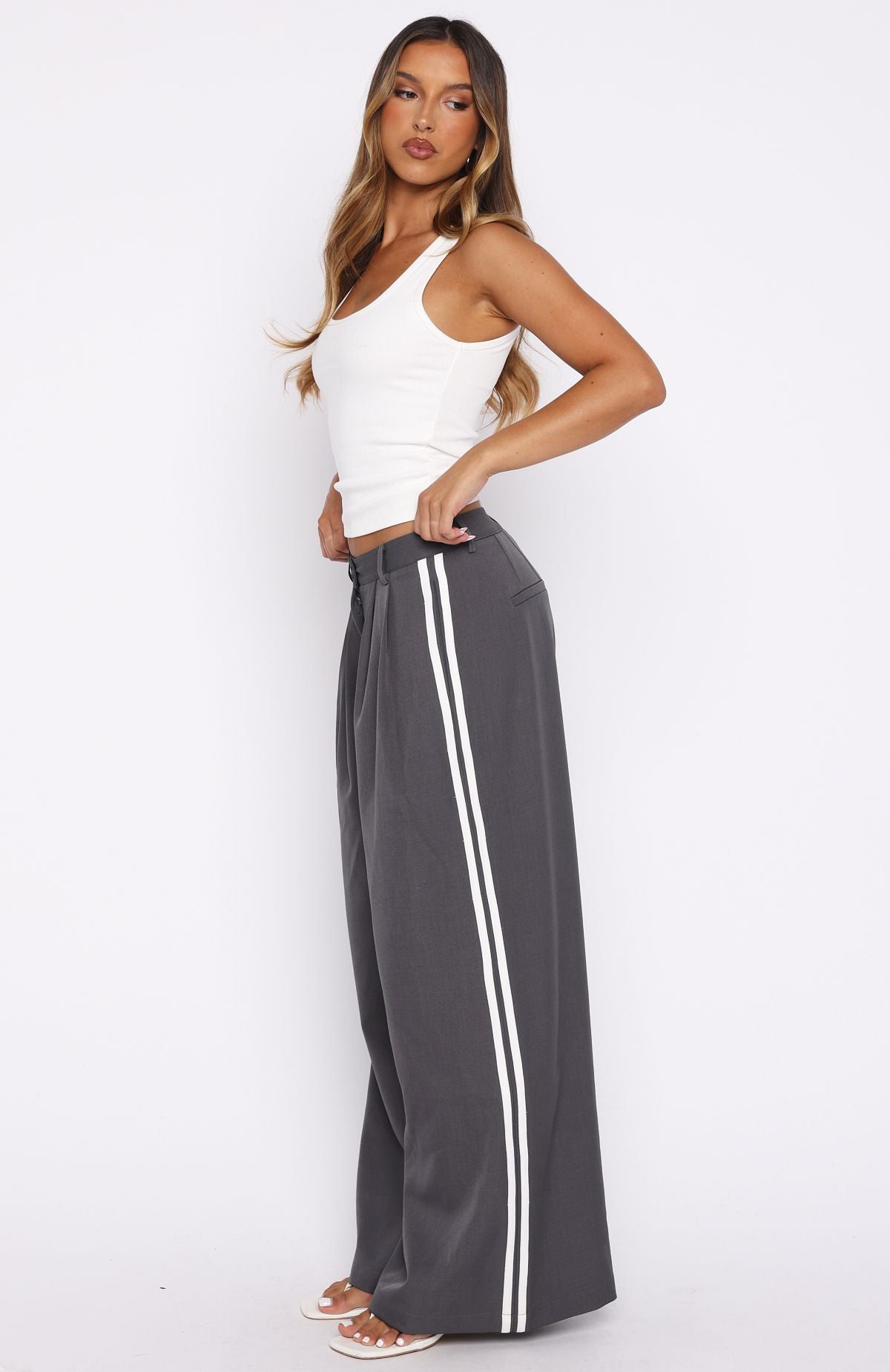 Don't Believe It Pants Charcoal - Image 3