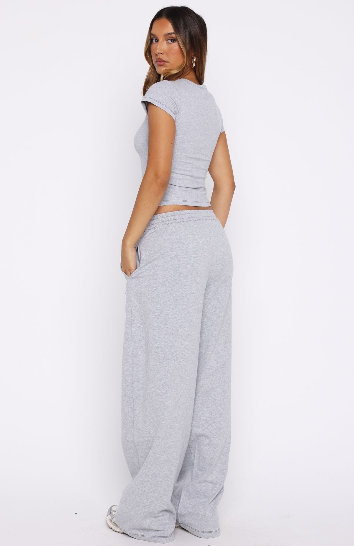 The Original Track Pants Grey Marle - Image 4