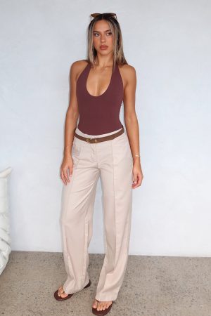 Keep It Cool Pants Beige