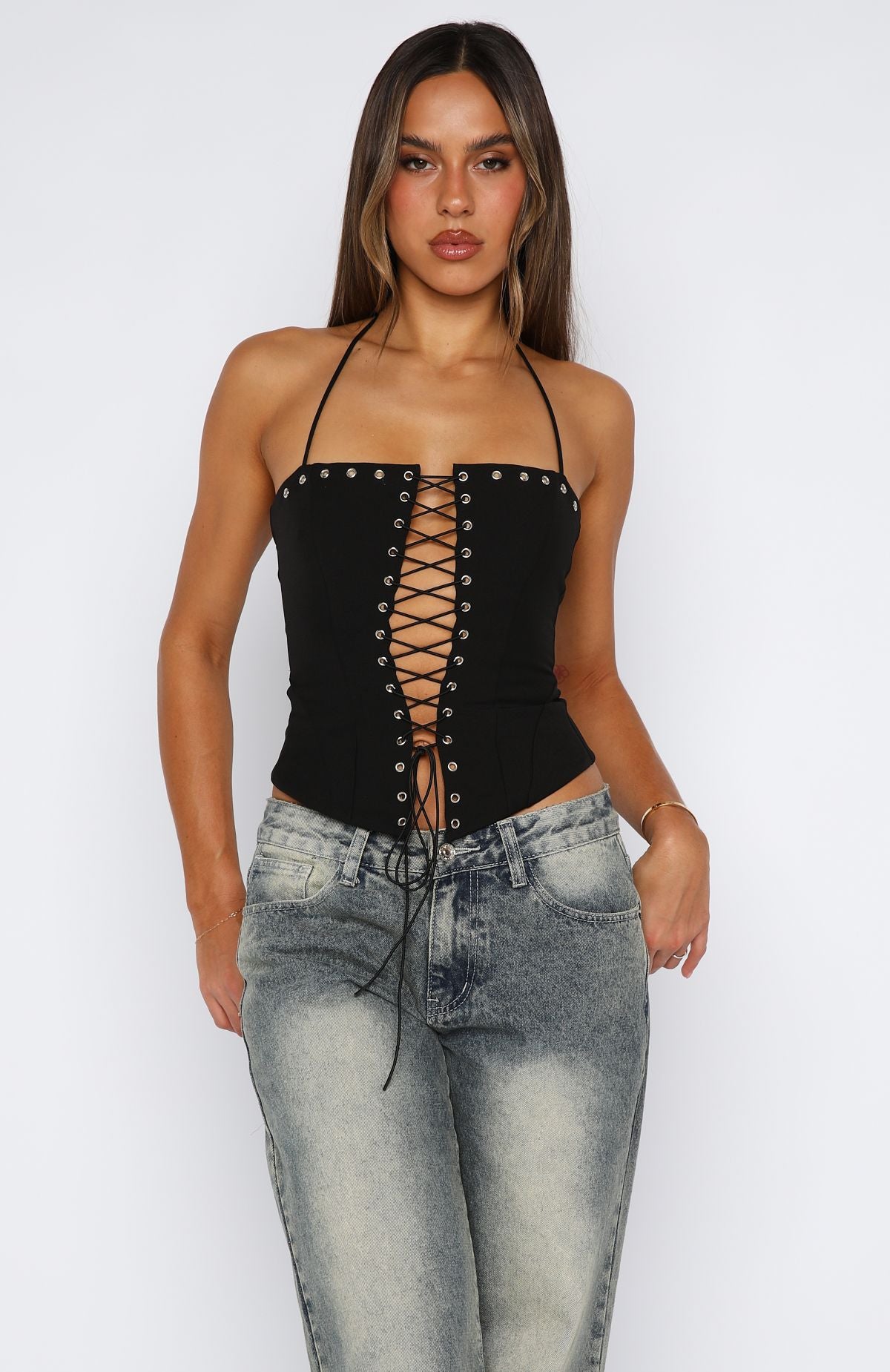 Make You My Lover Bustier Black - Image 2