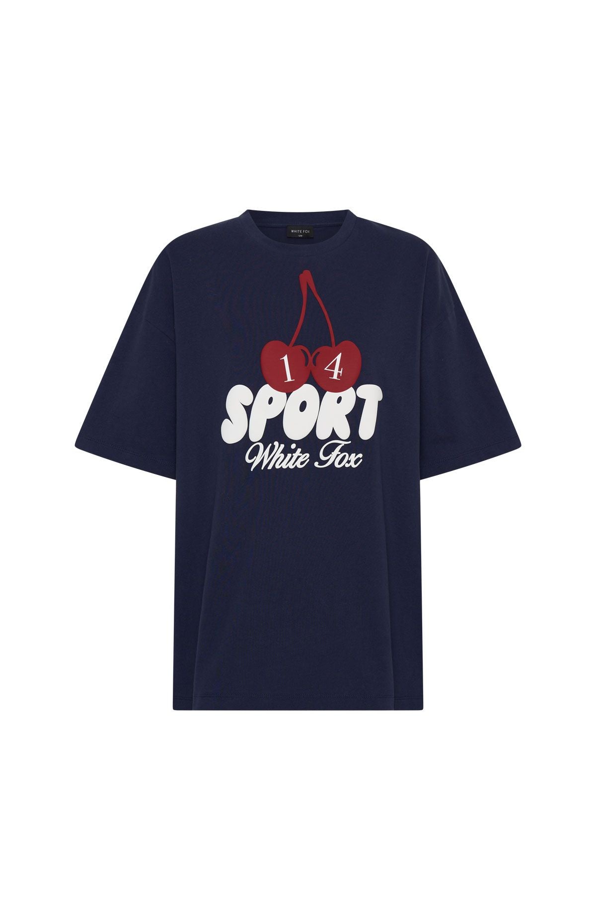 Club 14 Peyton Oversized Tee Navy - Image 6