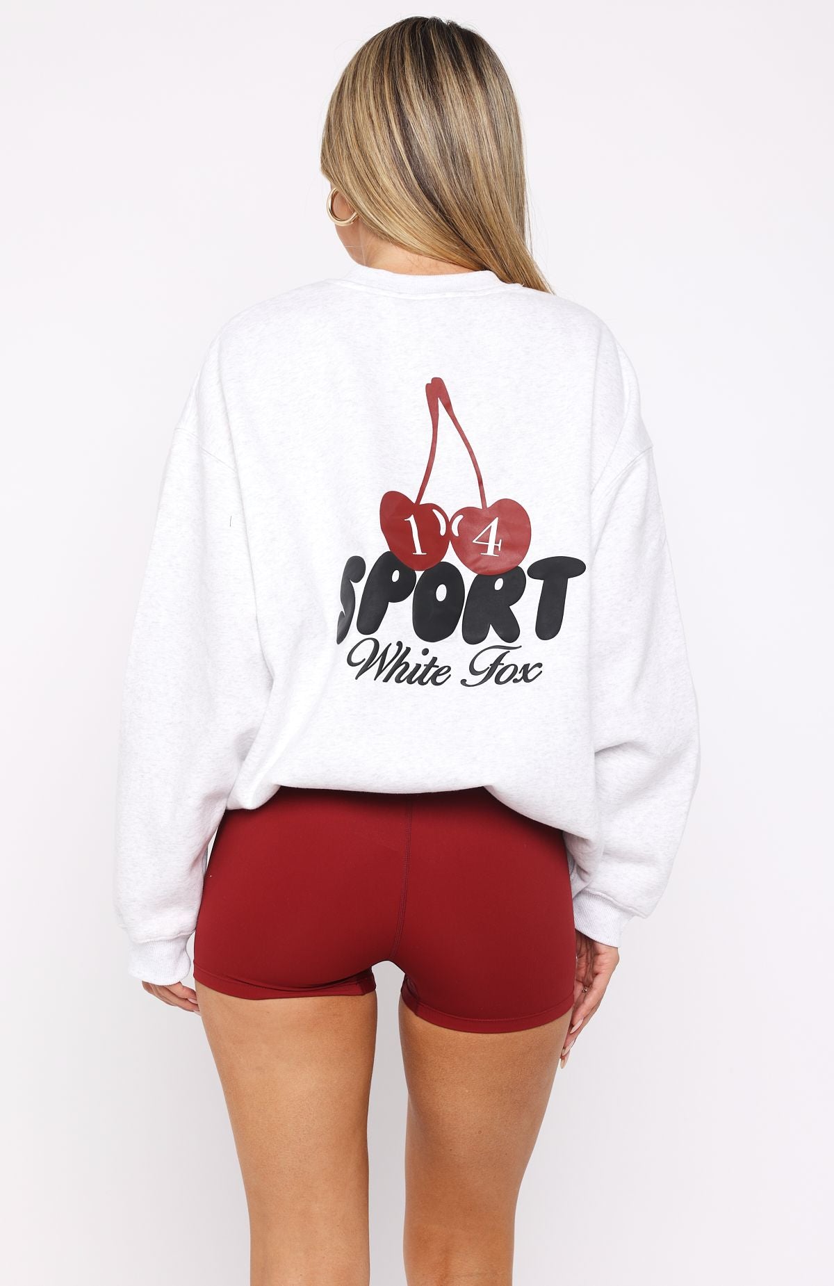 Club 14 Peyton Oversized Sweater Grey Marle - Image 5