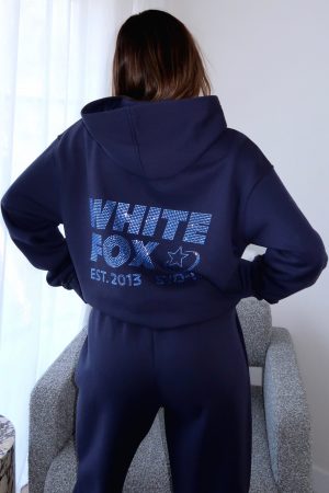 Always Shining Oversized Hoodie Navy