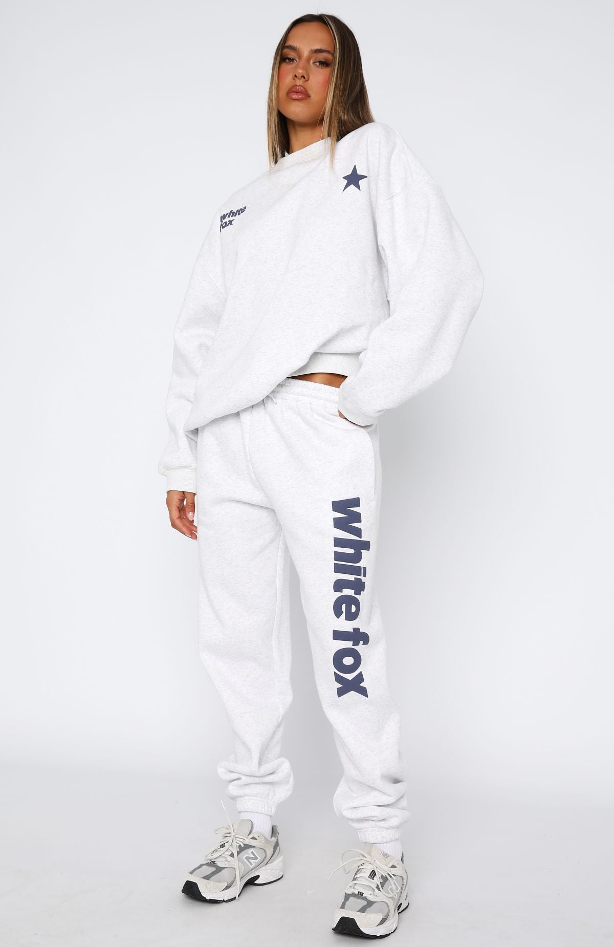 From The Archives Freya Sweatpants Grey Marle - Image 3