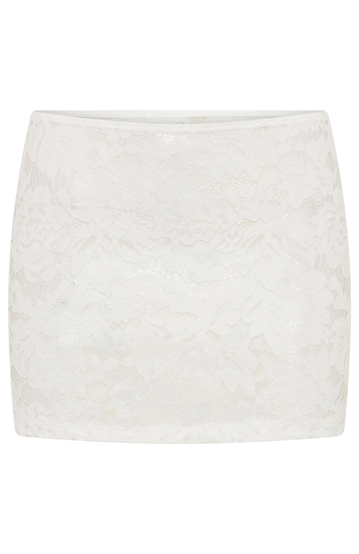 Forbidden Fruit Lace Mini Skirt White - Image 6