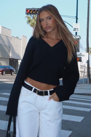 Brooklyn City Knit Sweater Black