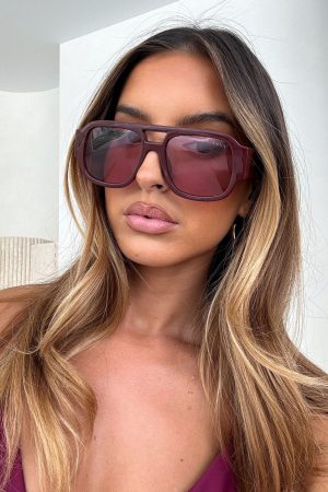 Tirza Sunglasses Burgundy